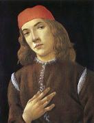 Portrait of youth Sandro Botticelli